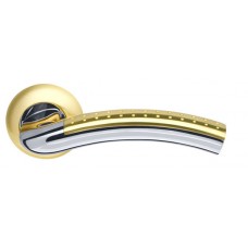Ручка раздельная Libra LD26-1SG / CP-1 (матовое золото/хром)